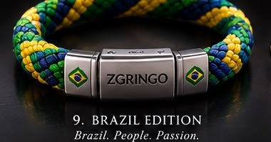 Pulseira ZGRINGO Edicao Brasil