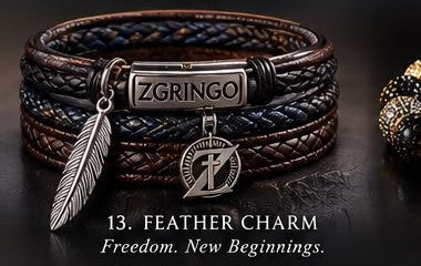 Pulseira ZGRINGO Feather Charm